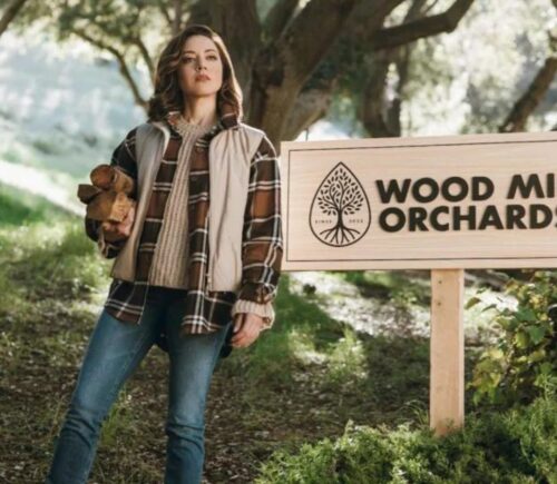 Aubrey Plaza appearing in a Got Milk? funded advert for "Wood Milk"