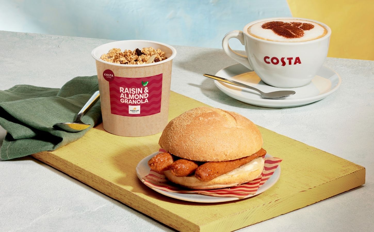 Vegan Food from the BOSH x Costa Coffee collaboration