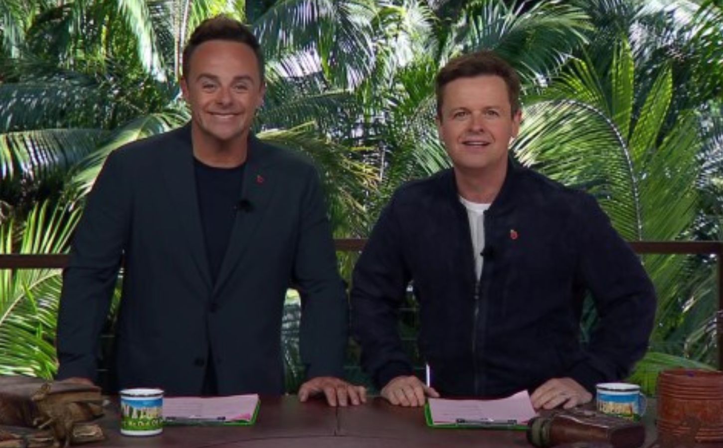 Ant and Dec presenting I'm A Celebrity... Get Me Out Of Here!, an ITV show that abuses a lot of animals