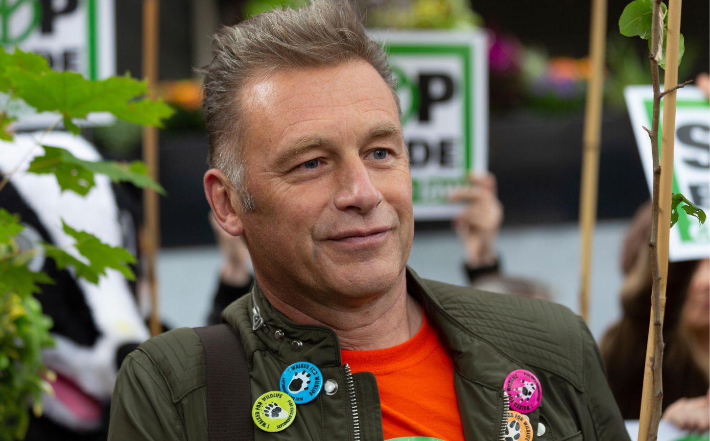 Vegan environmentalist and celebrity Chris Packham