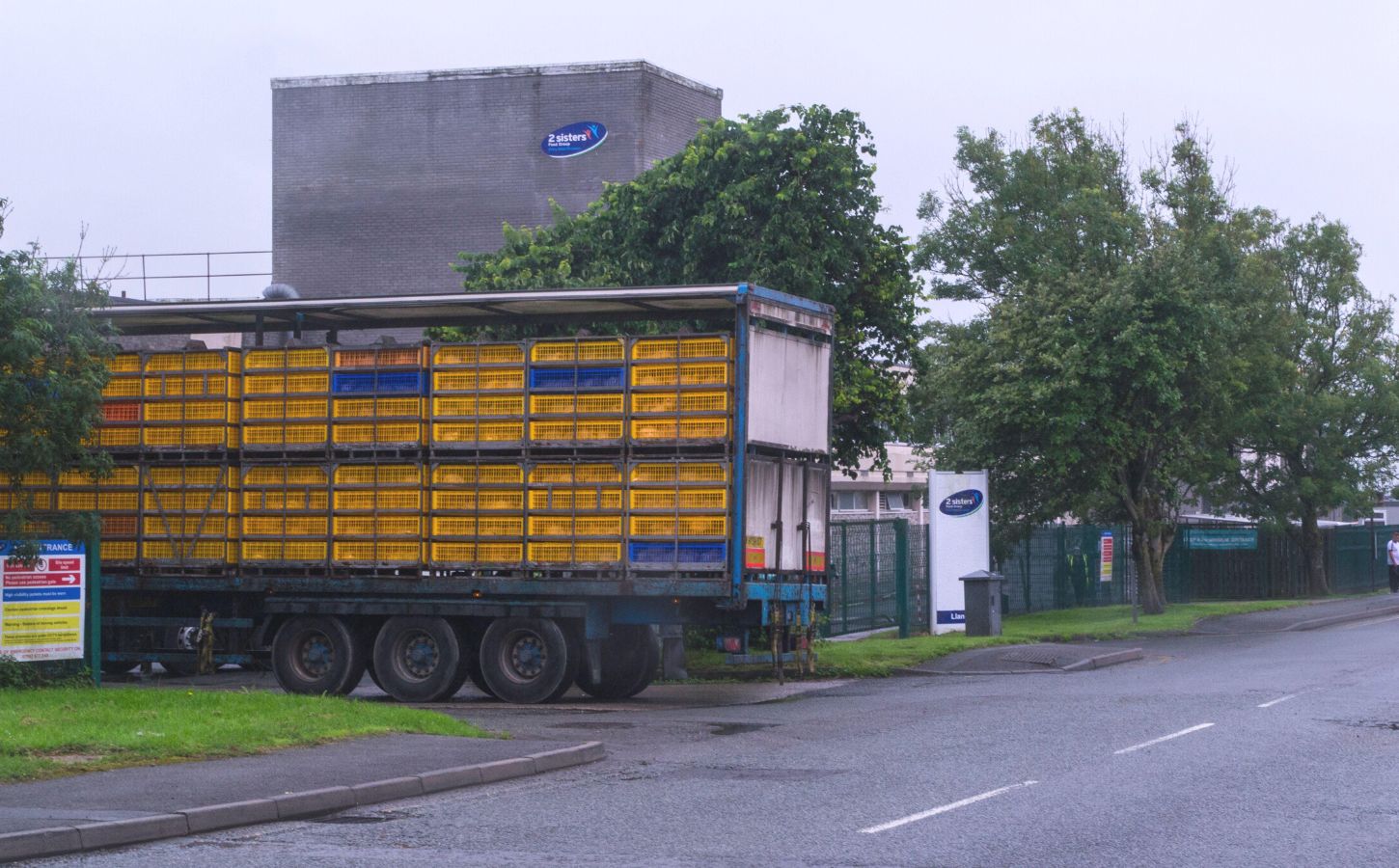 The outside of 2 Sisters Food Group factory in Wales