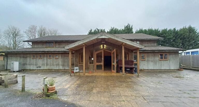 The outside of a new vegan theater, which is opened in Canterbury, Kent