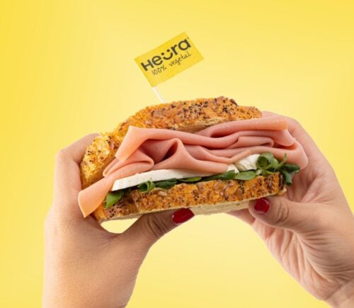 Vegan meat brand Heura's ham slices