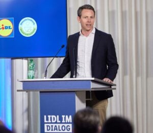 Jan Bock at Lidl protein transition event