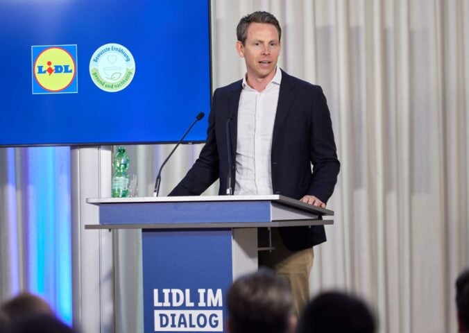 Jan Bock at Lidl protein transition event