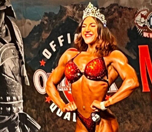 Vegan bodybuilder Malina Schwager, who now has IFBB Pro Status