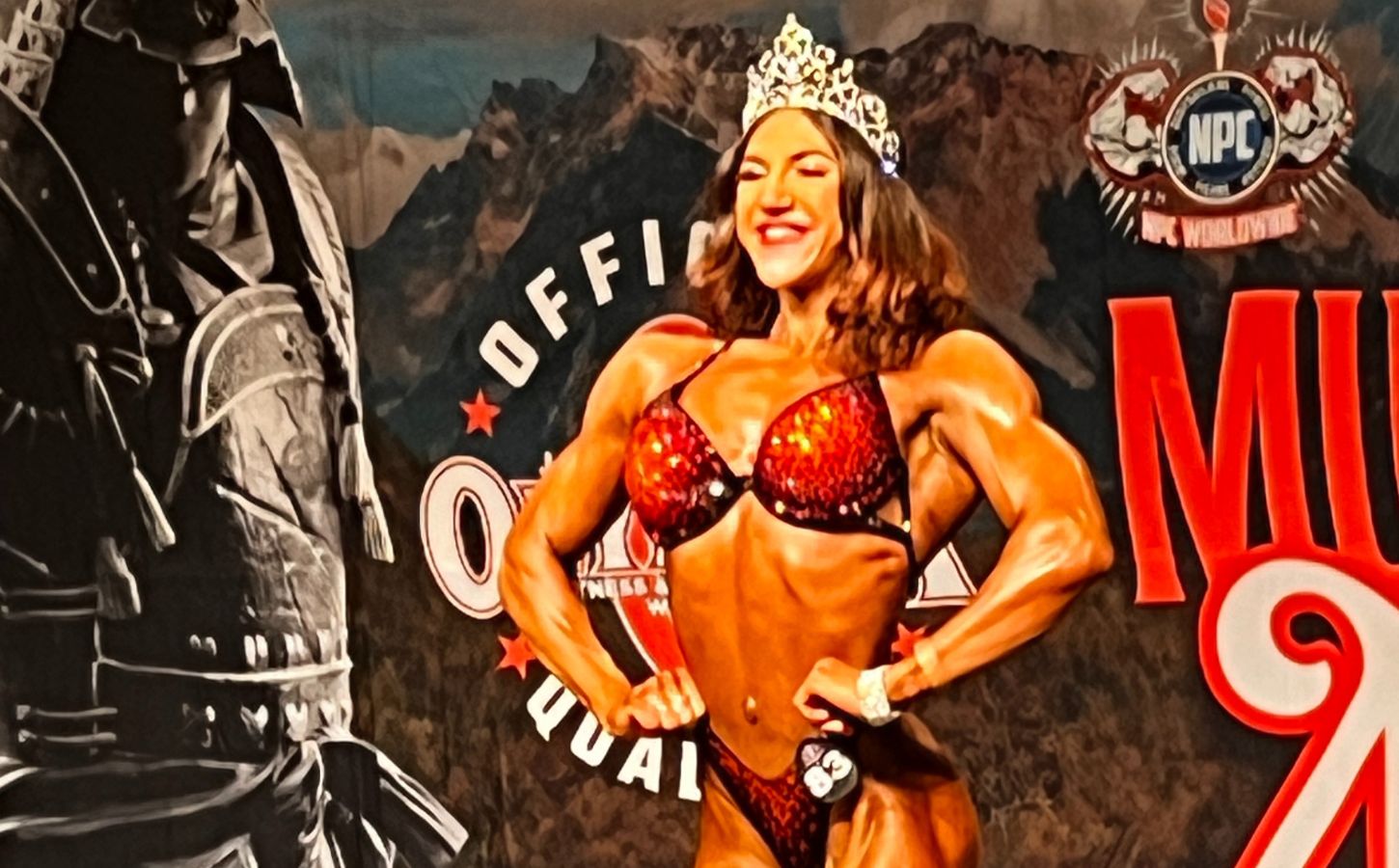 Vegan bodybuilder Malina Schwager, who now has IFBB Pro Status