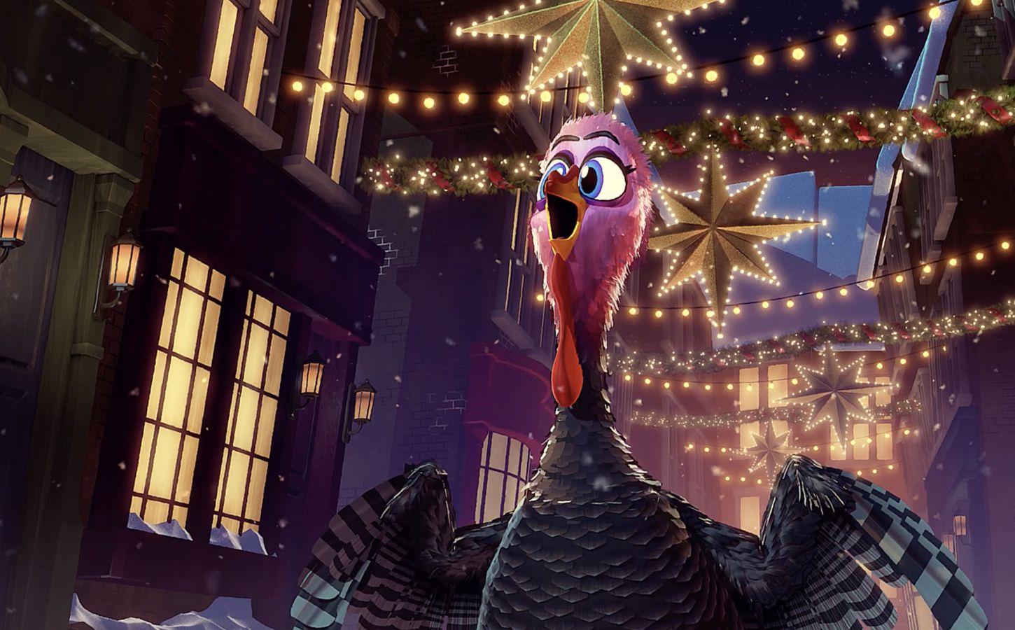 Tessa the turkey in new PETA Christmas ad