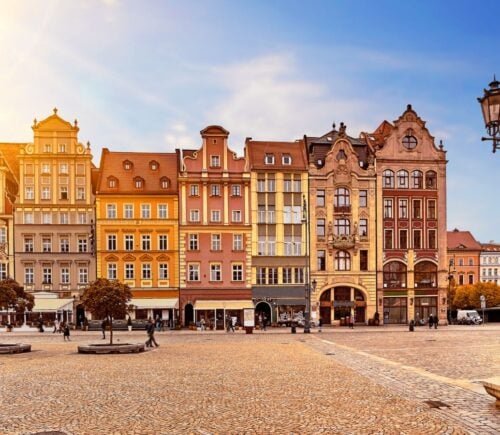 Wrocław in Poland, where the government is planning to ban vegan meat labels