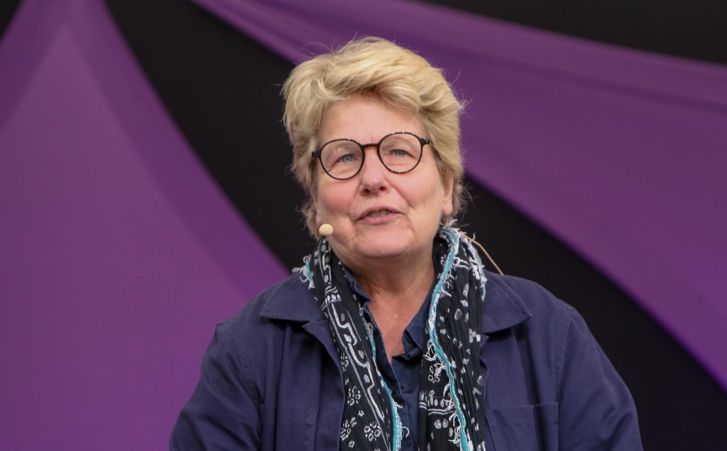 Host of BBC's panel show QI, Sandi Toksvig