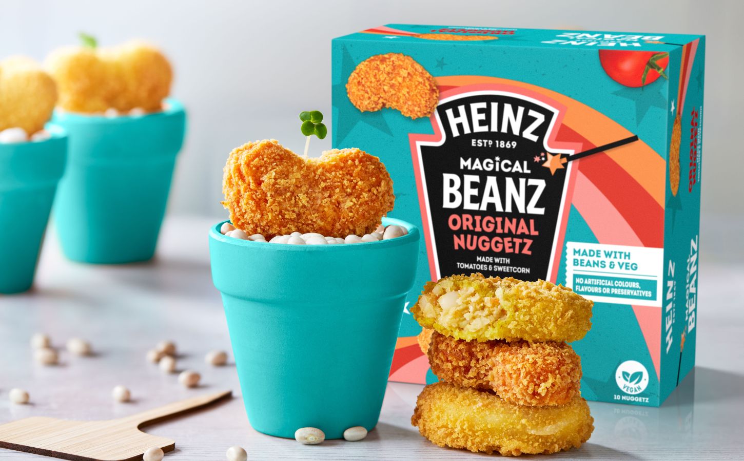 Heinz has launched vegan Beanz Nuggetz