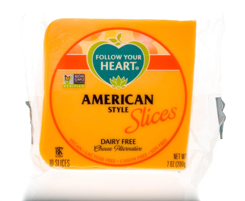 Follow Your Heart American-style vegan cheese