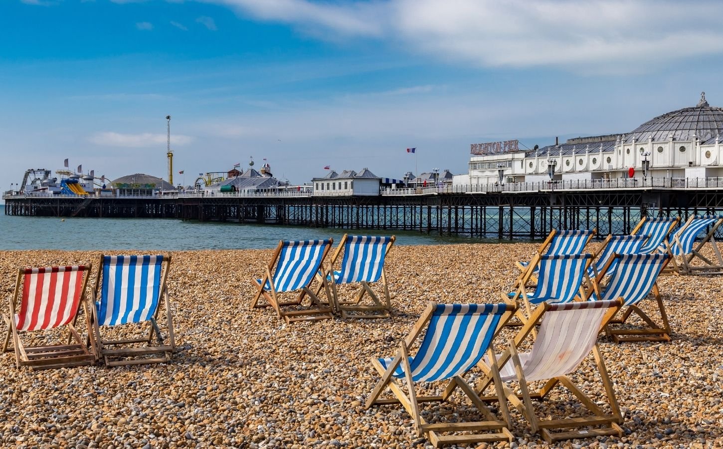 Beach in Brighton, which has been named as the UK's most vegan-friendly city