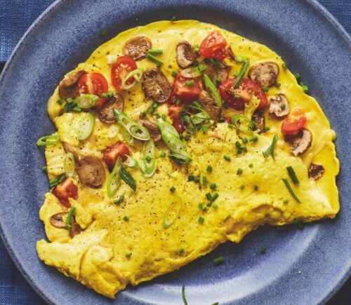 A vegan omelet recipe from plant-based brand BOSH!