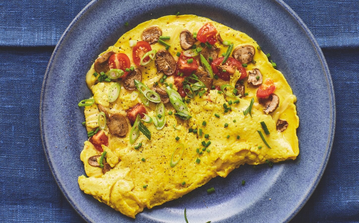 A vegan omelet recipe from plant-based brand BOSH!