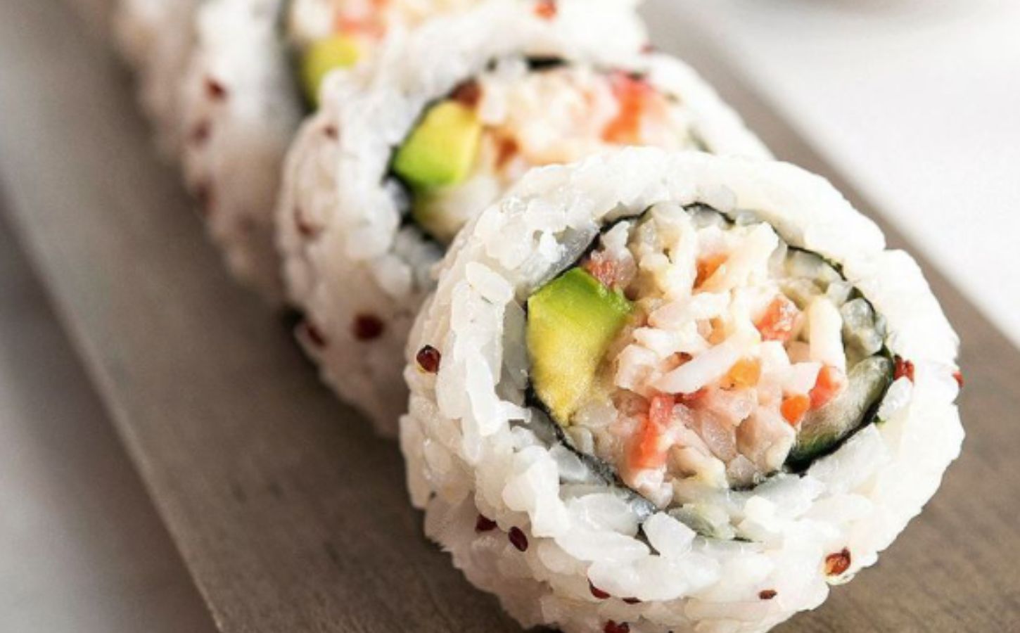 Vegan sushi from plant-based seafood start-up Konscious Foods